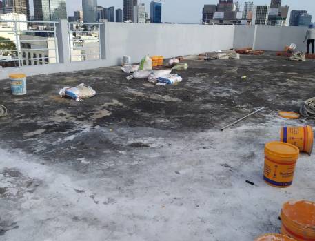 Chống Thấm Tòa Nhà - Dự Án Công Ty Ngôi Nhà Xanh - Quận 1