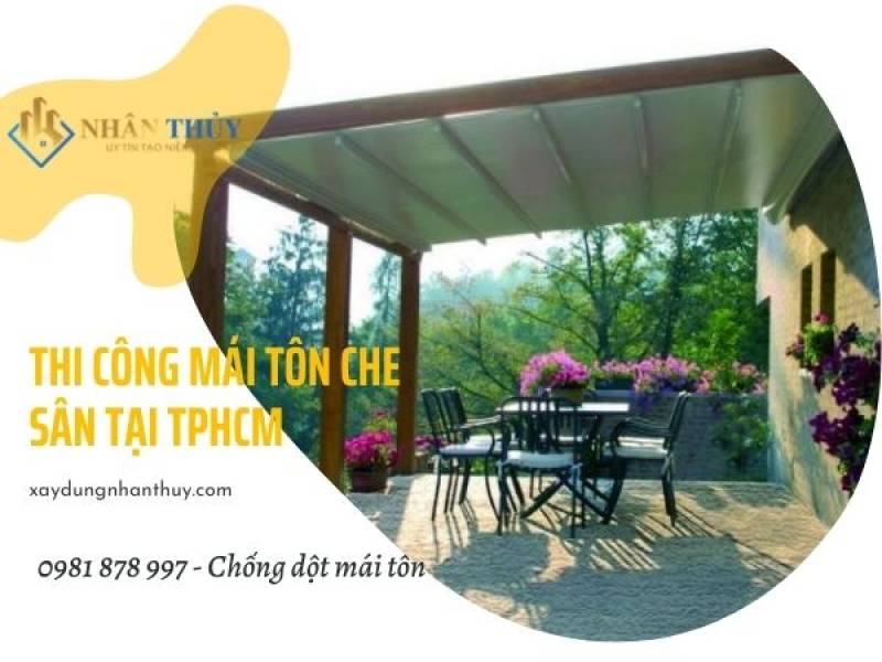 99+ Mẫu thiết kế thi công mái tôn che trước sân nhà tại TPHCM 