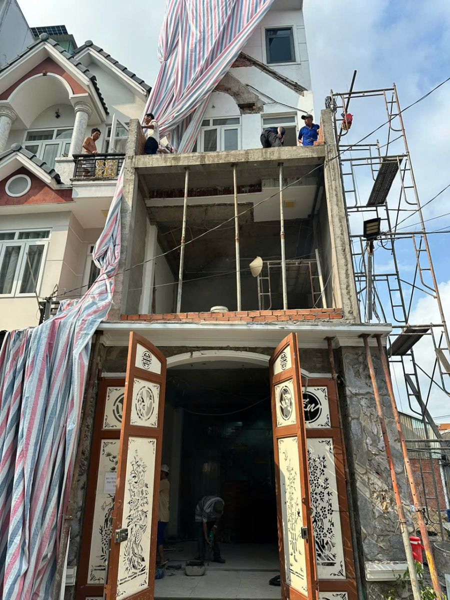cải tạo mặt tiền nhà