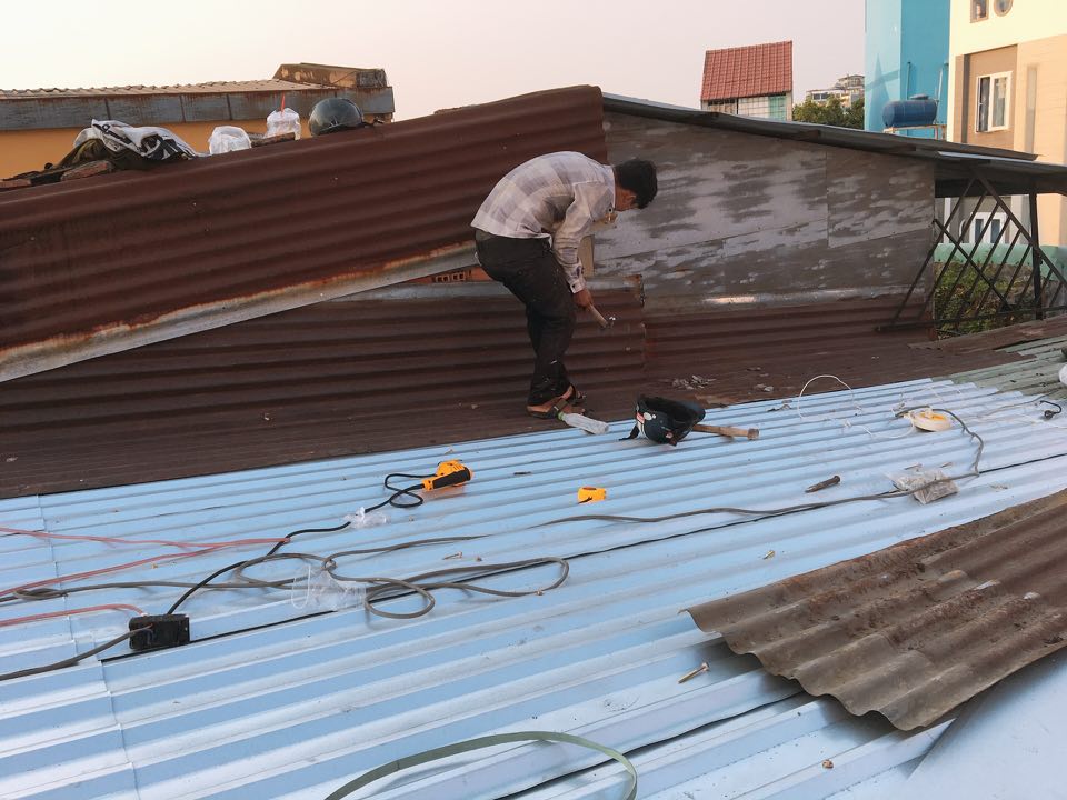 sửa mái tôn dột tại đồng nai
