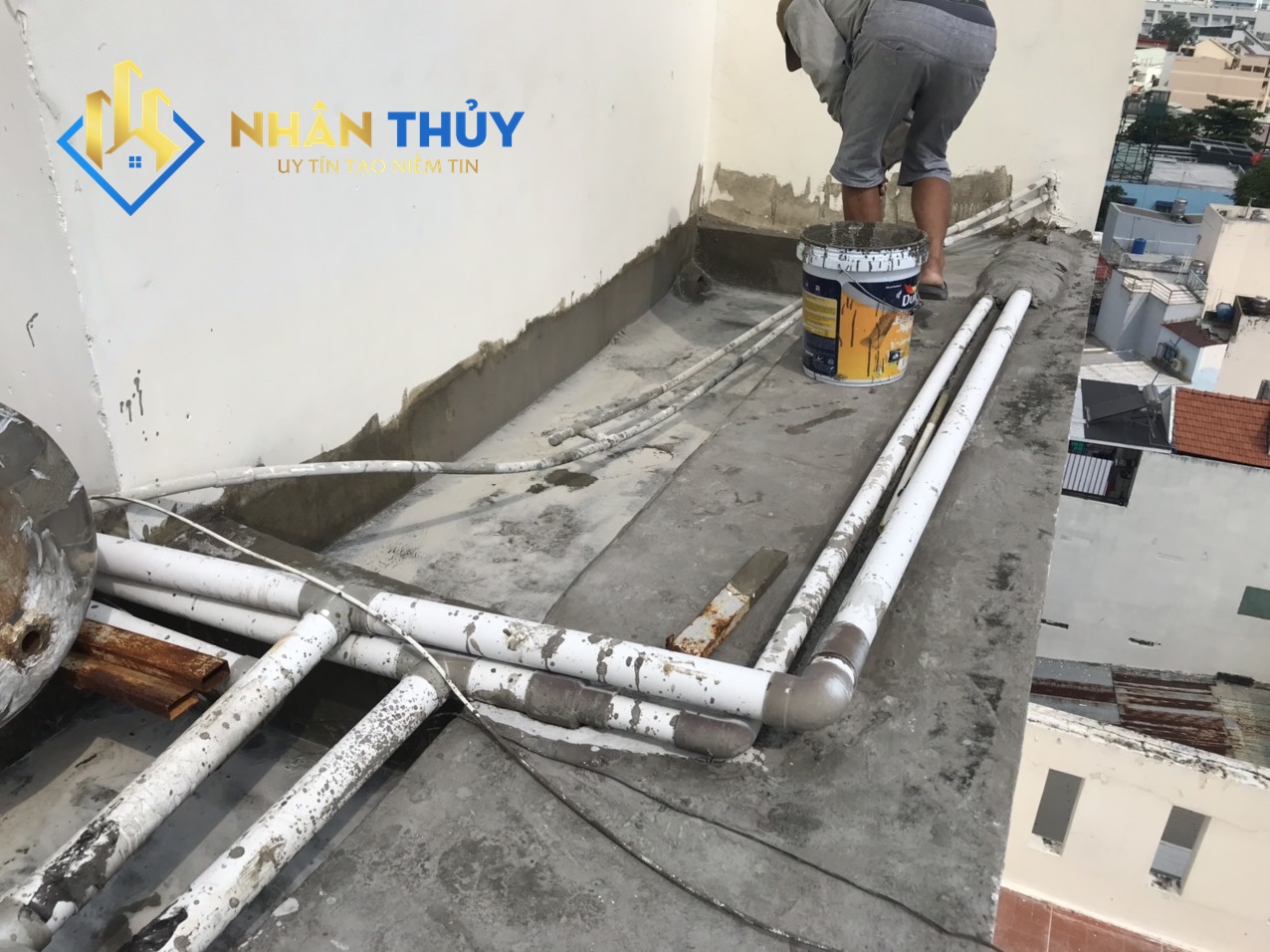 thi công chống thấm sàn mái seno