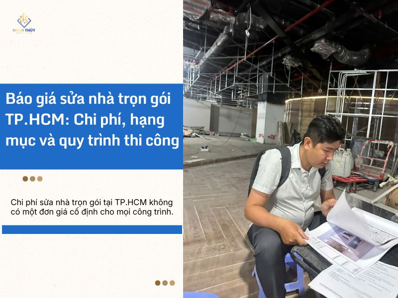 Khảo sát hiện trạng giúp xác định khối lượng, vật tư và điều kiện thi công trước khi lập dự toán sửa nhà.