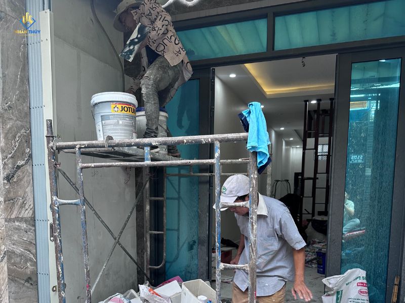 Cải tạo, bố trí lại không gian một nhà phố cũ tại Quận 8