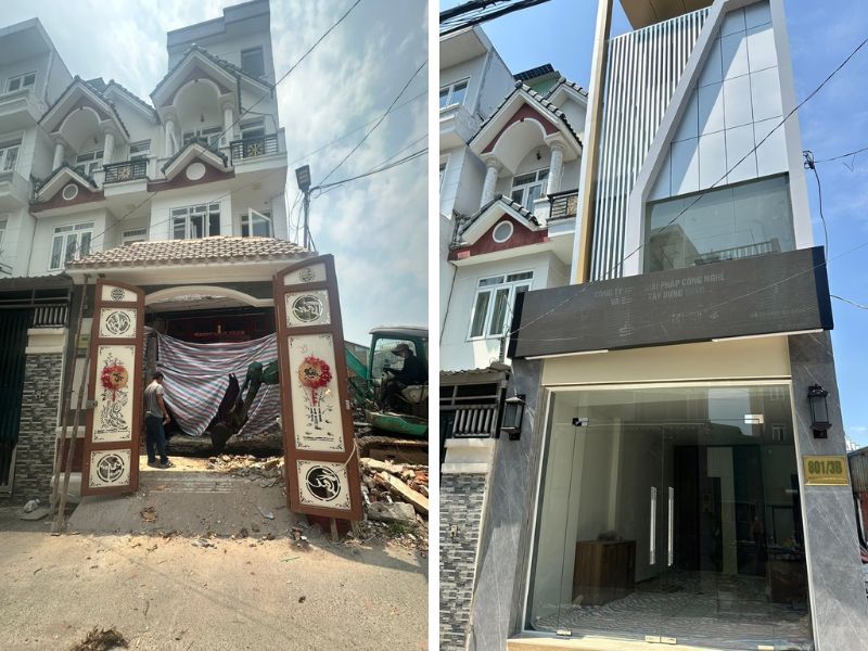 cải tạo nhà thành văn phòng công ty TPHCM