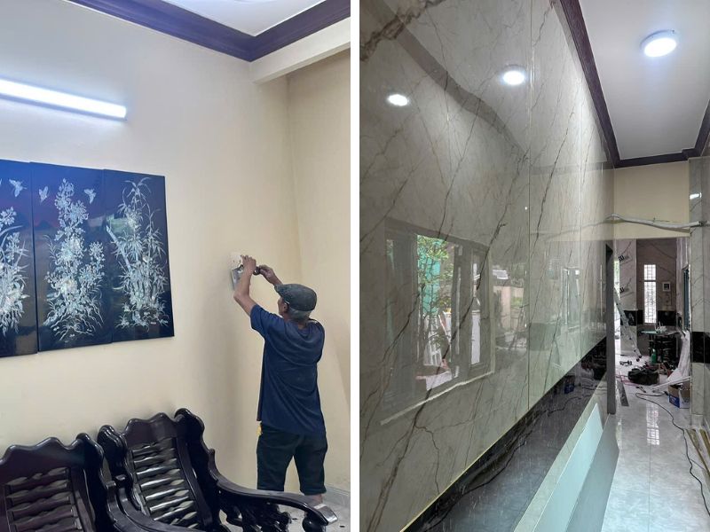 hoàn thành căn nhà cải tạo quận 4
