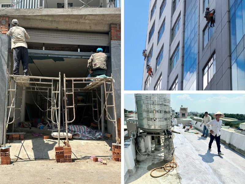 Ba hạng mục chính của Nhân Thủy: sửa nhà, sơn tường và chống thấm