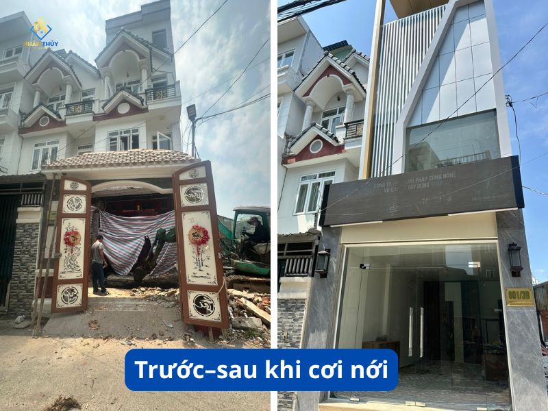 Công trình thực tế do Xây Dựng Nhân Thủy thực hiện quận 12