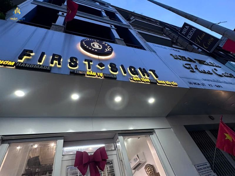 Mặt tiền showroom FIRST SIGHT tại 33 Hoa Sứ Phú Nhuận