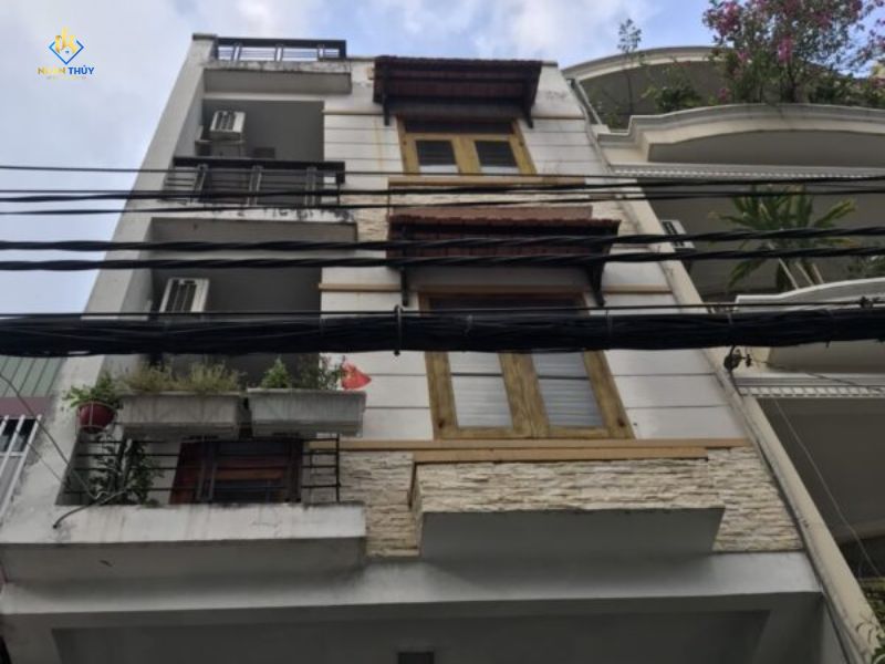 Mặt tiền nhà phố chị Nguyệt tại đường Chu Văn An Bình Thạnh