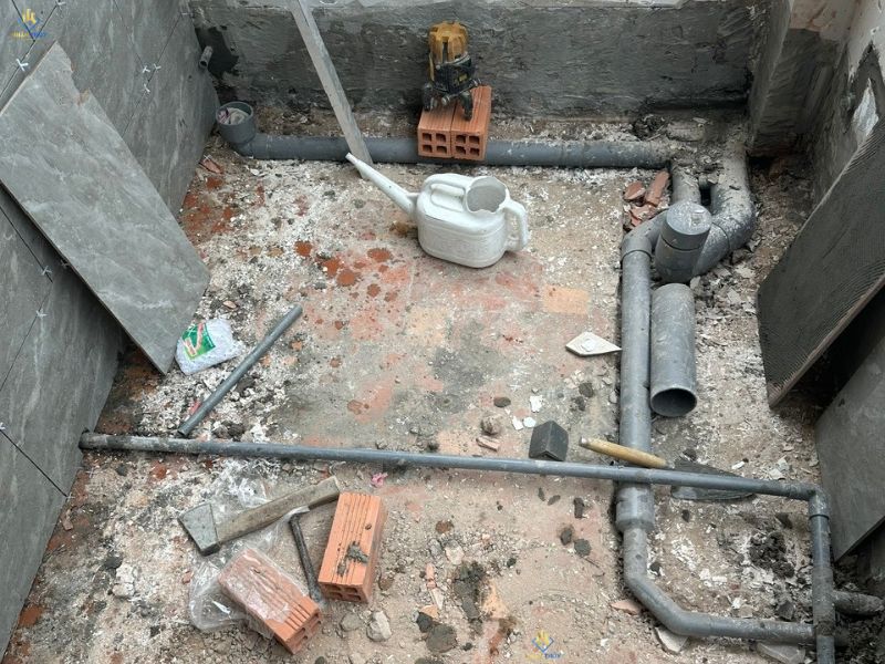 Kiểm tra hạng mục kỹ thuật trước khi che phủ và hoàn thiện bề mặt
