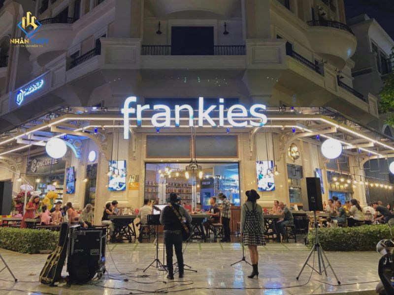 Nhà hàng Frankies tại Vạn Phúc City, TP Thủ Đức sau khi hoàn thiện