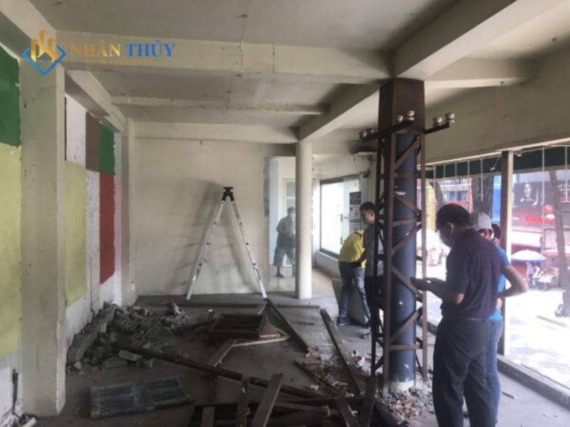 Hiện trạng quán cafe trước khi cải tạo
