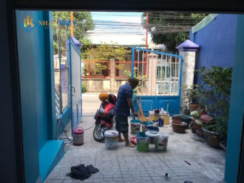 Khu vực công trình sau khi hoàn thành hạng mục sửa chữa.