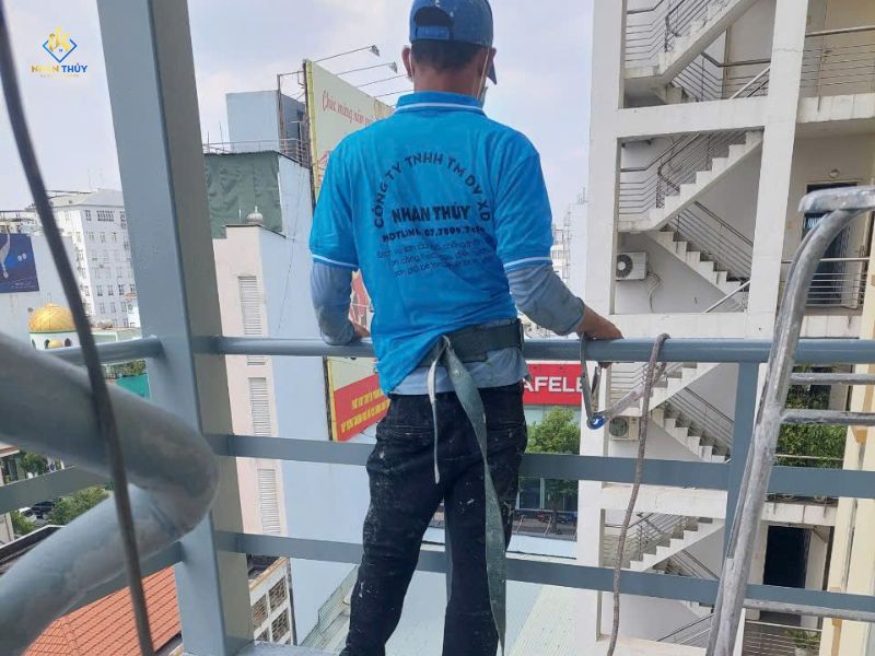 Công trình sửa nhà phố do Nhân Thủy thực hiện tại Quận 4, TP.HCM
