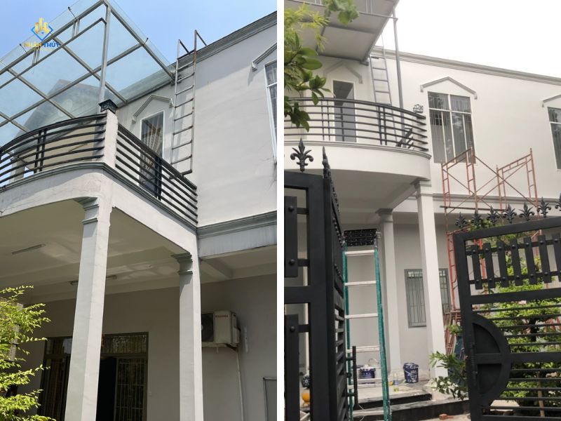 Trước và sau khi sửa chữa nhà phố tại Hóa An, Biên Hòa