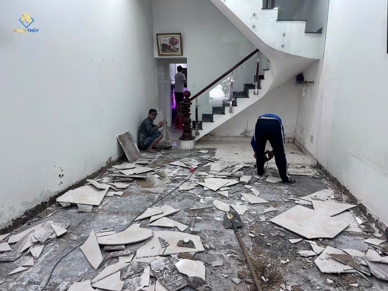 sửa chữa gạch lát sàn